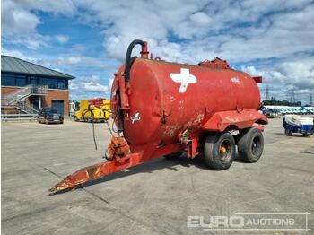 Redrock Single Axle PTO Driven Slurry Tanker - Remorque agricole