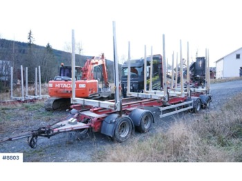 Remorque forestière, Remorque MST 4 axle Timber trailer.: photos 1
