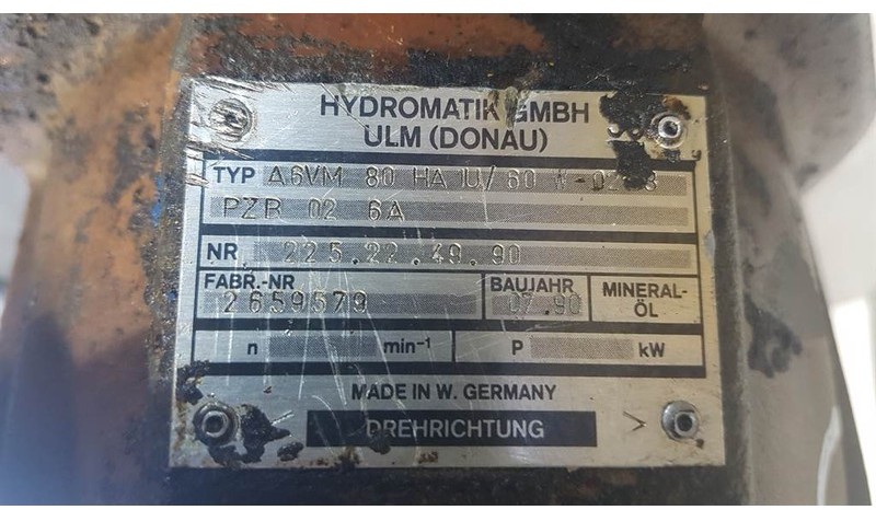 Hydraulique Hydromatik A6VM80HA1U/60W - Drive motor/Fahrmotor/Rijmotor: photos 4