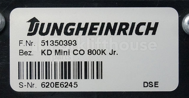 Panel de instrumentos pour Matériel de manutention Jungheinrich 51350393 Display KD mini Co 800K Jr. sn. 620E6245: photos 3
