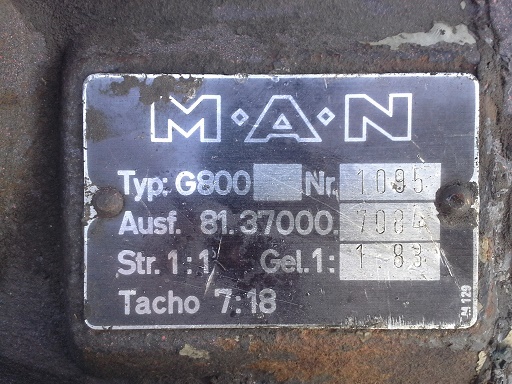 Transmission pour Camion MAN G800 4x4: photos 4
