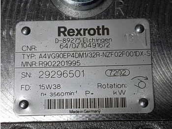 Hydraulique Rexroth A4VG90EP4DM1/32R-R902201995-Drive pump/Fahrpumpe: photos 5