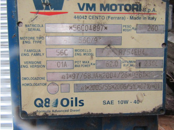 Moteur et pièces pour Camion SCHMIDT SWINGO EURO 4 ENGINE BLOCK TYPE VM R754: photos 4