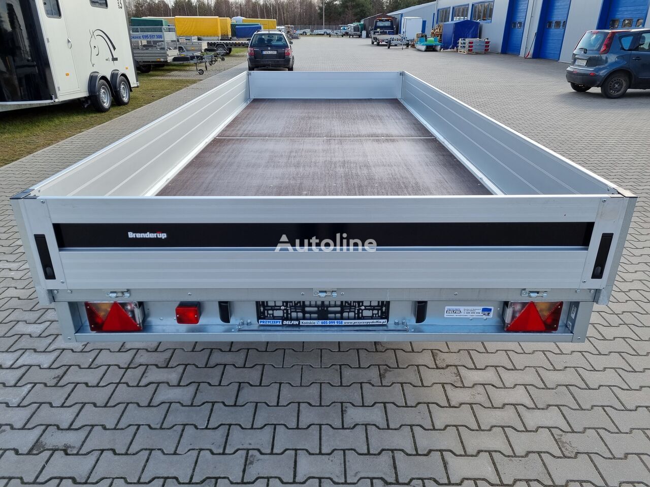 Remorque plateau neuf Brenderup 5520 WATB 3,5T GVW 517x204 cm 5m long trailer platform: photos 5
