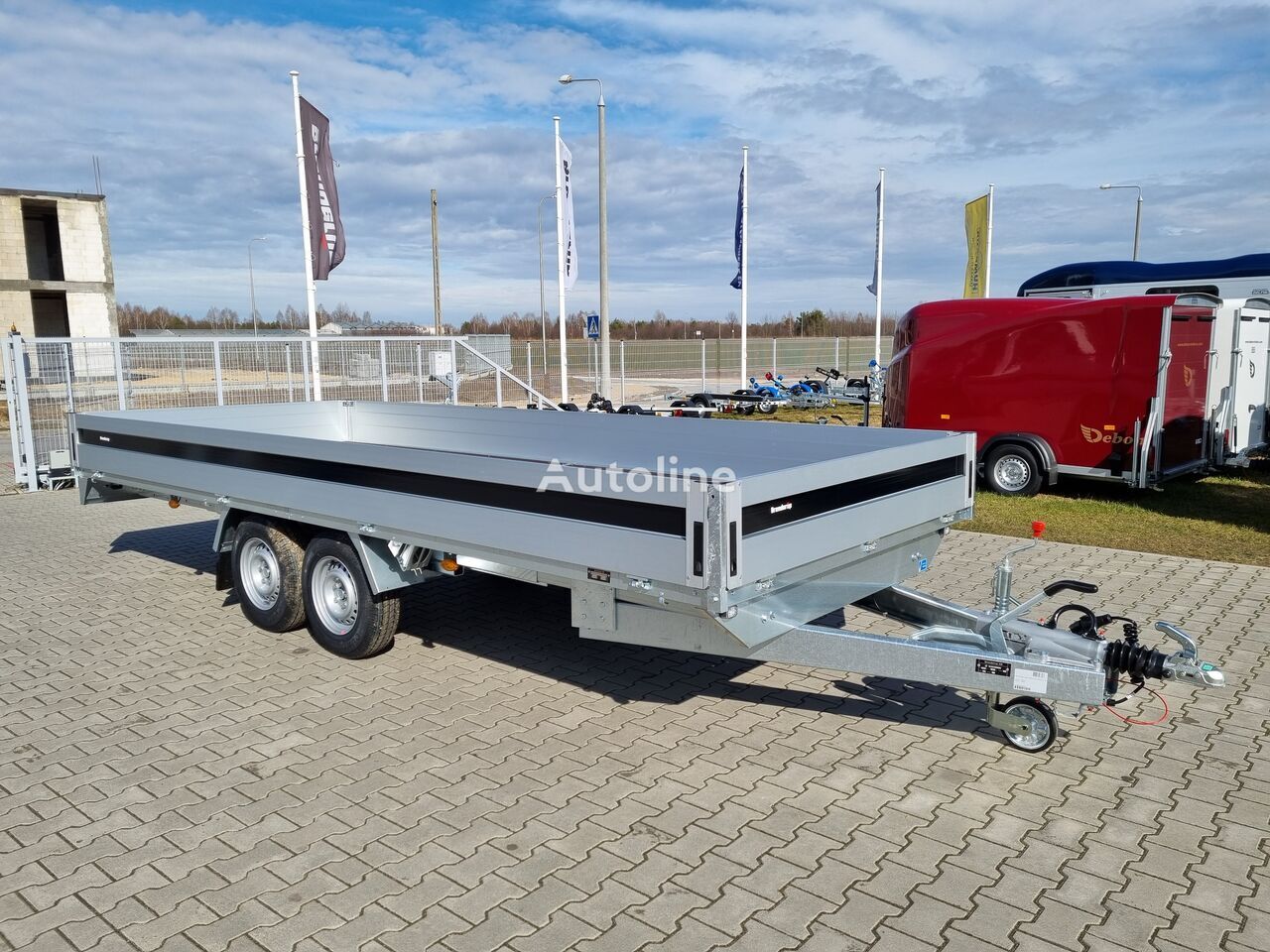 Remorque plateau neuf Brenderup 5520 WATB 3,5T GVW 517x204 cm 5m long trailer platform: photos 2