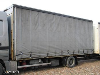 Remorque porte-conteneur/ Caisse mobile Hoffmann Jumbo-Tautliner-Pritsche 55m³ 9 x am Lager: photos 1