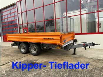 Müller-Mitteltal  13,5 t Tandemkipper- Tieflader  - Remorque benne