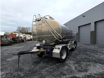 Magyar 3 AXLES - INSULATED STAINLESS STEEL TANK 17000L 1 COMP - Remorque citerne