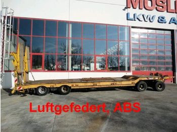 Müller-Mitteltal 4 Achs Tieflader  Anhänger, ABS, - Remorque porte-engin surbaissée