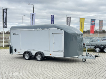 Debon C1000 van cargo 3500 kg 5m closed trailer for 1 car doors - Remorque porte-voitures