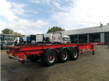 Asca 3-axle container trailer 20-40-45 ft + hydraulics - Semi-remorque porte-conteneur/ Caisse mobile: photos 4