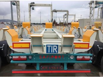 Semi-remorque porte-conteneur/ Caisse mobile pour transport de containers neuf CANGÜLLER TREYLER İn Port Container Carrier: photos 1