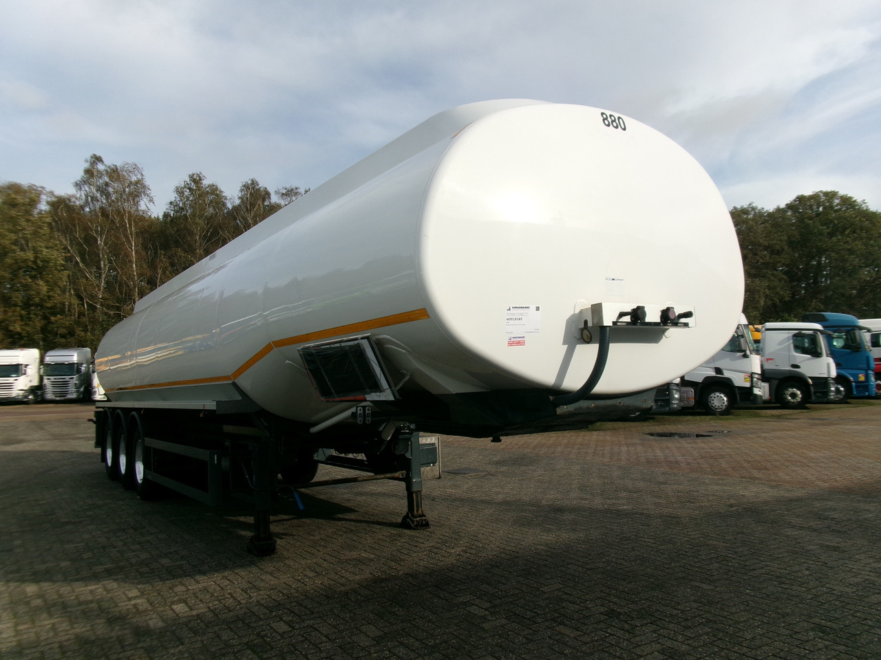 Semi-remorque citerne pour transport de carburant Cobo Fuel tank alu 44.7 m3 / 6 comp: photos 2