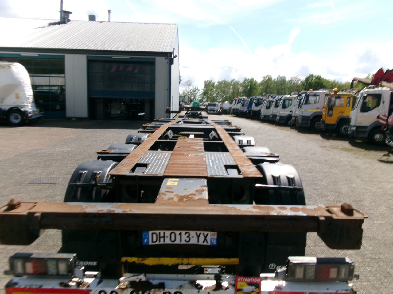 Krone 3-axle container trailer 20-30-40-45 ft DA08LNA — crédit-bail Krone 3-axle container trailer 20-30-40-45 ft DA08LNA: photos 7