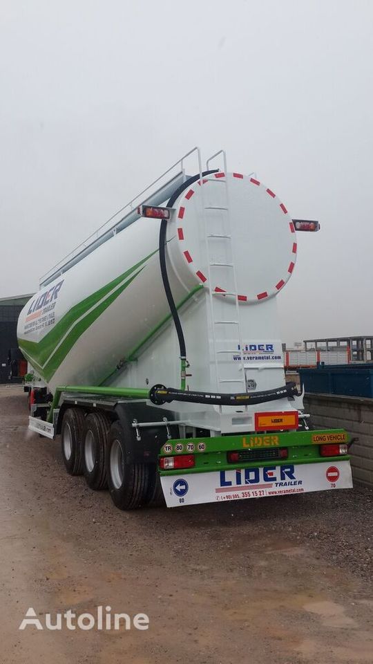 Semi-remorque citerne pour transport de ciment neuf LIDER 2023 NEW 80 TONS CAPACITY FROM MANUFACTURER READY IN STOCK: photos 17