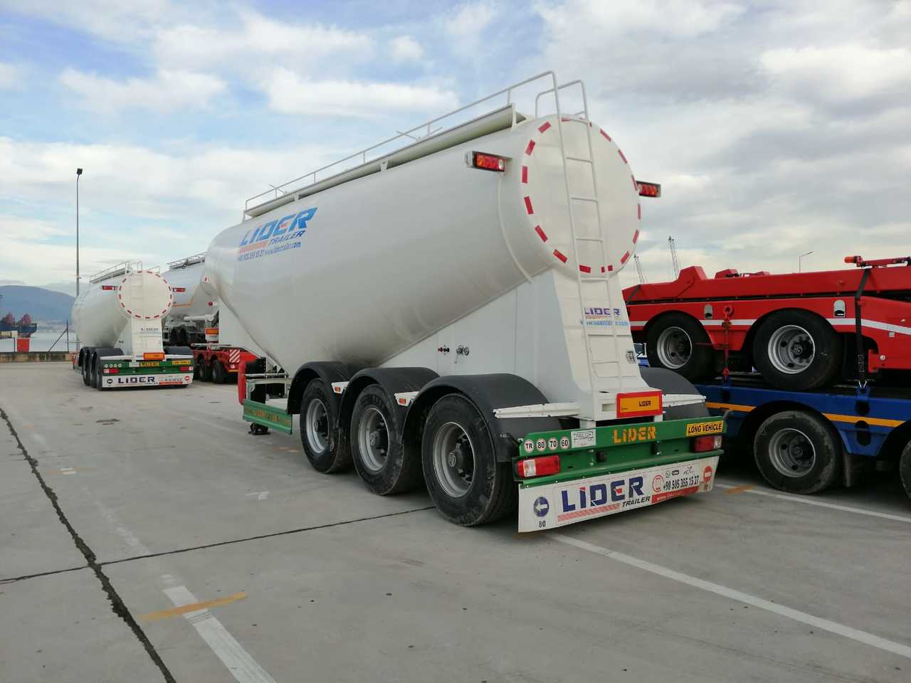 Semi-remorque citerne pour transport de ciment neuf LIDER 2024 MODEL NEW CEMENT TANKER: photos 18