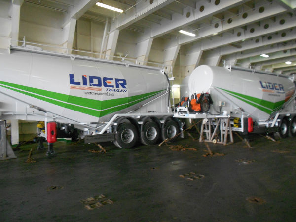 Semi-remorque citerne pour transport de ciment neuf LIDER NEW ciment remorque 2024 YEAR (MANUFACTURER COMPANY): photos 8