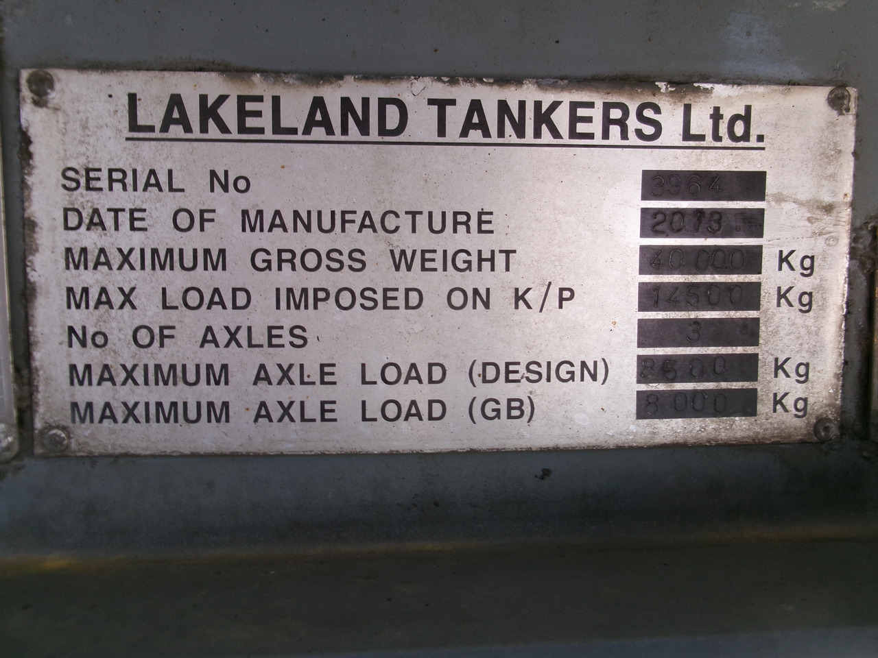 Lakeland Tankers Fuel tank alu 42.8 m3 / 6 comp + pump — crédit-bail Lakeland Tankers Fuel tank alu 42.8 m3 / 6 comp + pump: photos 32