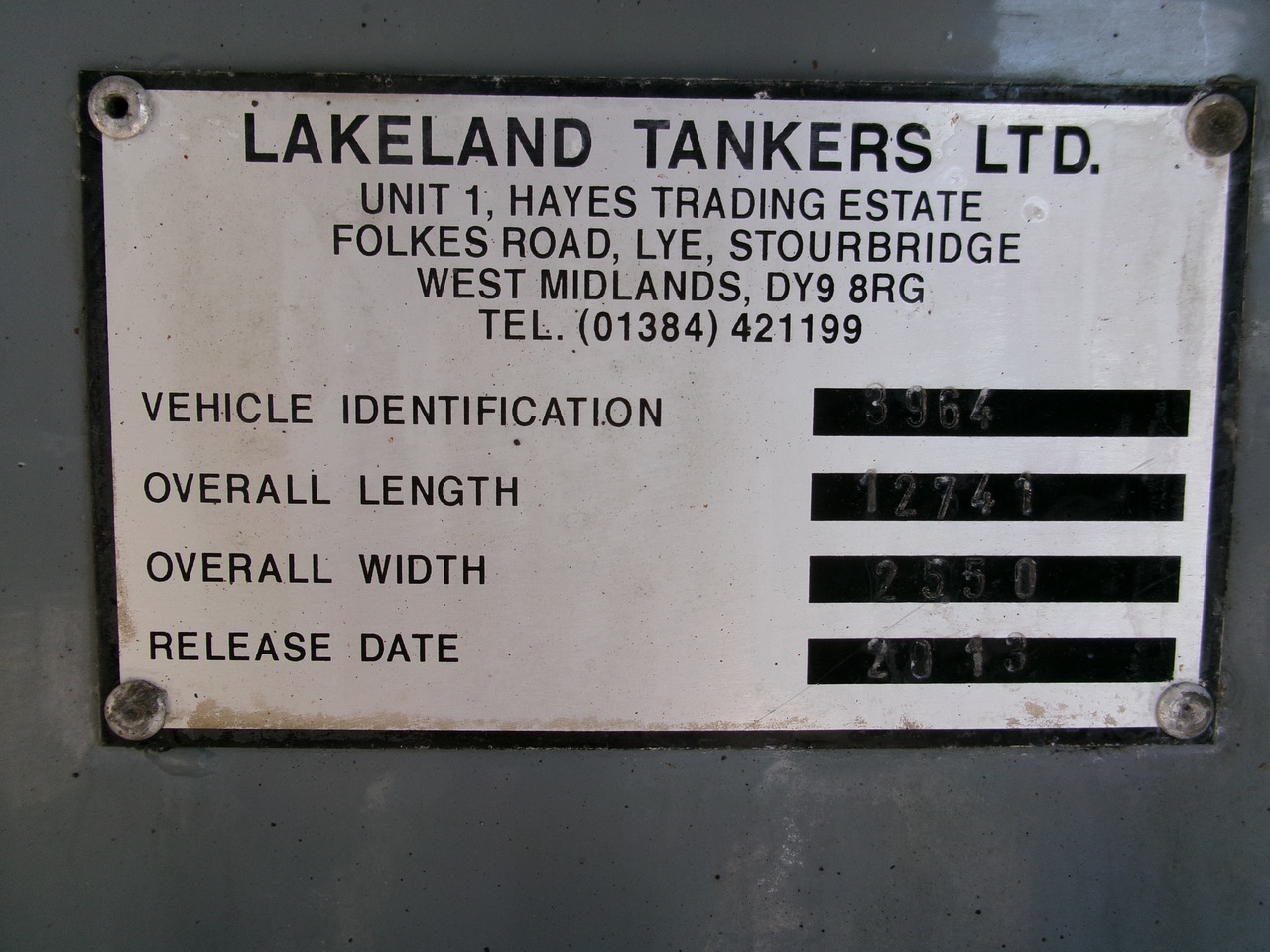 Lakeland Tankers Fuel tank alu 42.8 m3 / 6 comp + pump — crédit-bail Lakeland Tankers Fuel tank alu 42.8 m3 / 6 comp + pump: photos 34
