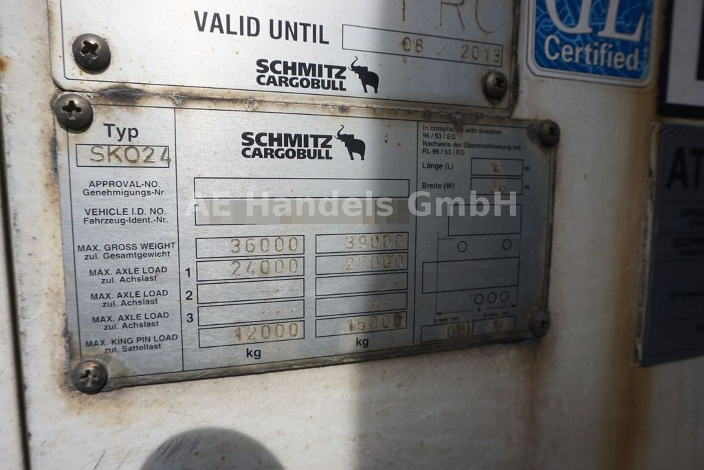 Semi-remorque frigorifique Schmitz Cargobull SKO 24 FP60 ThermoKing-SL-400e*+-30°/Doppelstock: photos 11