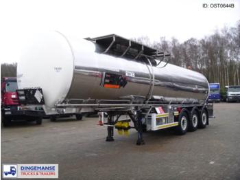 Crossland Bitumen tank inox 31.8 m3 / 1 comp - Semi-remorque citerne
