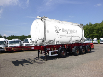 Dennison Container combi trailer 20-30-40-45 ft - Semi-remorque porte-conteneur/ Caisse mobile