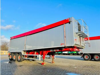 Semi-remorque rideaux coulissants Frühauf Tipper 54m3 - SAF - ALU + steel chassis- TOP
