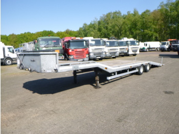 Veldhuizen Semi-lowbed trailer (light commercial) 10 m + winch + ramp - Semi-remorque surbaissé
