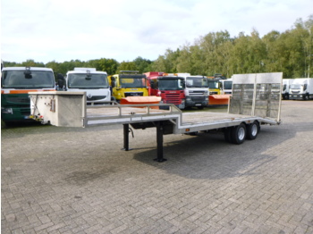 Semi-remorque surbaissé Veldhuizen Semi-lowbed trailer (light commercial) P37-2 + ramps + winch: photos 1