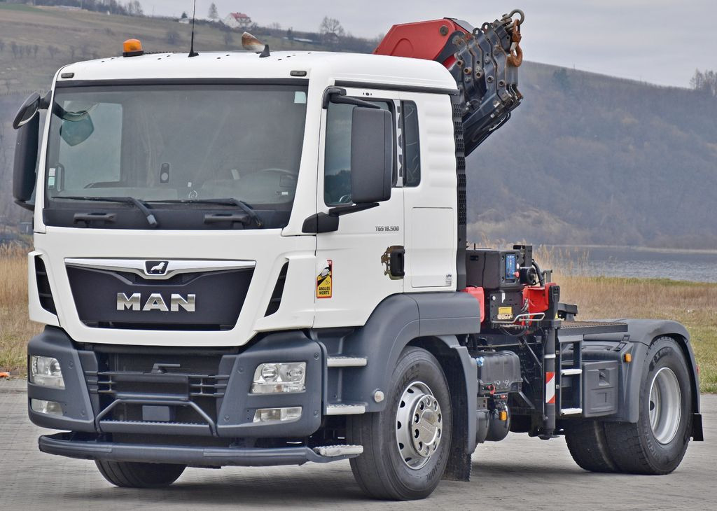 Tracteur routier MAN TGS 18.500 Sattelzugmaschine + KRAN/FUNK: photos 3