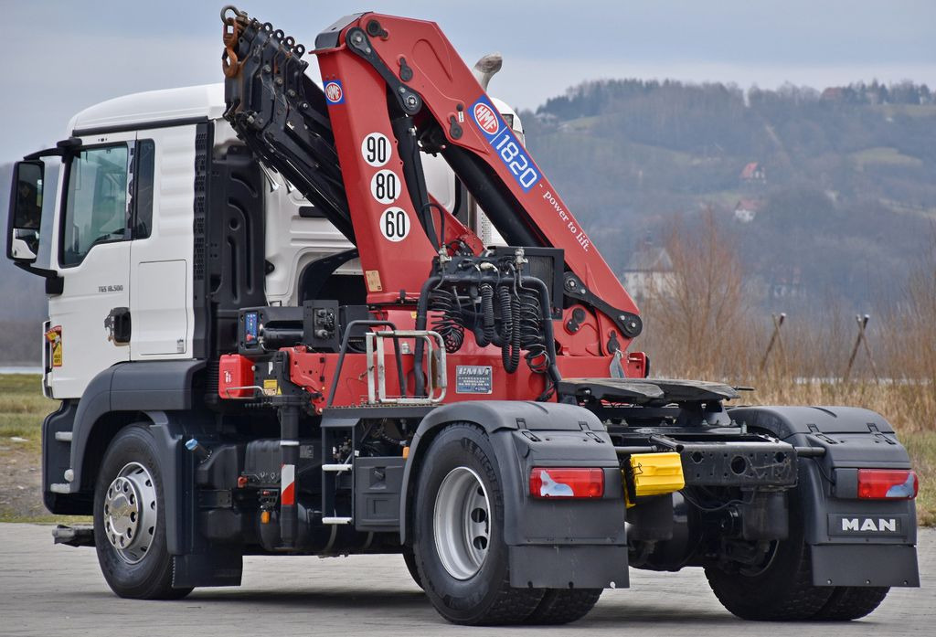 Tracteur routier MAN TGS 18.500 Sattelzugmaschine + KRAN/FUNK: photos 6
