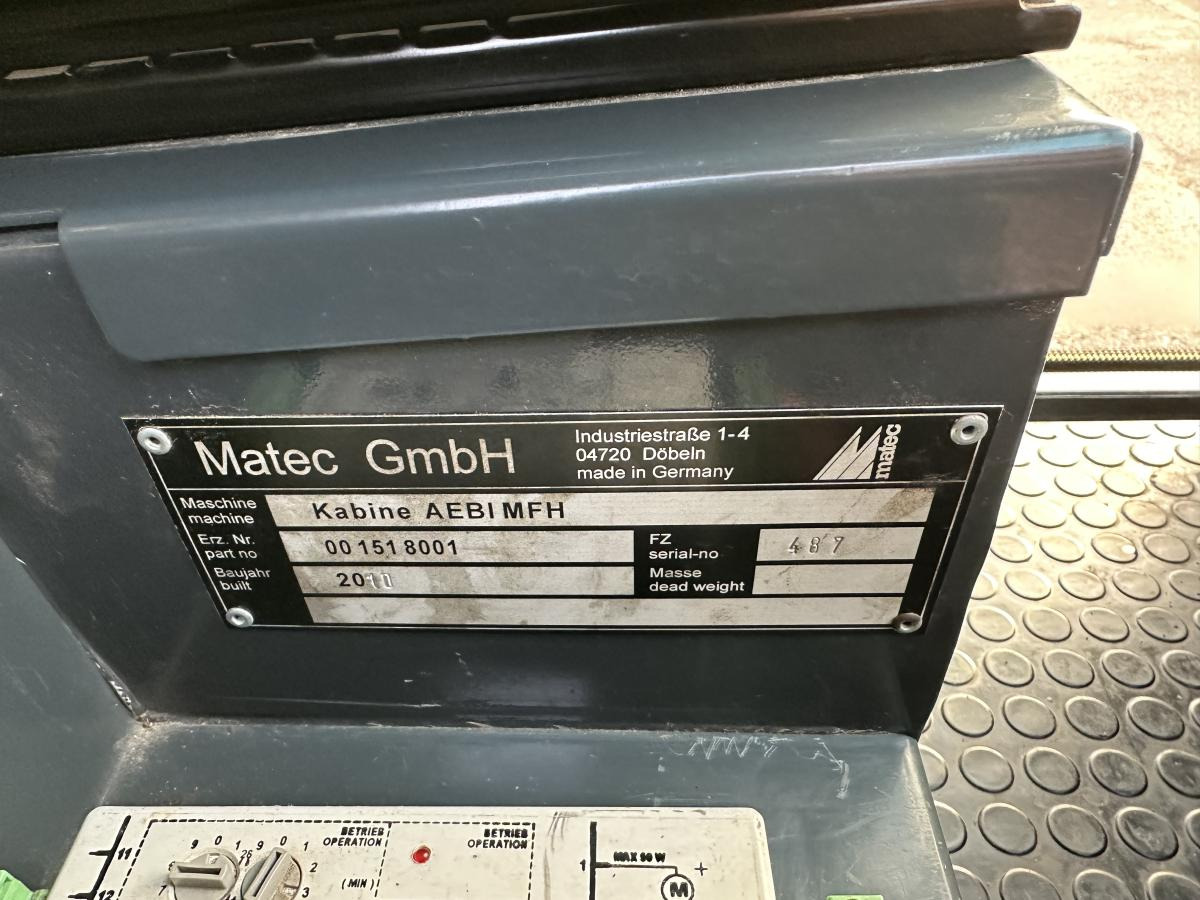Balayeuse de voirie AEBI MATEC MFH 2500 Kehrmaschine Klima 3 Besen: photos 24