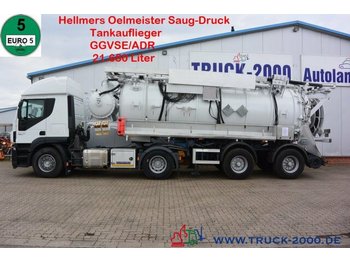 Camion vidangeur Iveco Stralis AD 420 +Hellmers Kanal Saug-Druck-Spüler: photos 1