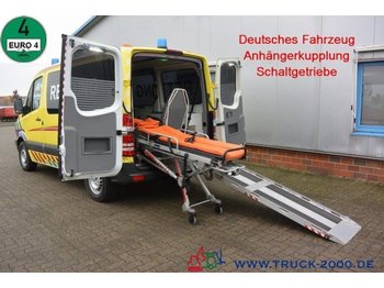 Ambulance Mercedes-Benz Sprinter 315 CDI RTW Trage Rollstuhl Rampe AHK: photos 1