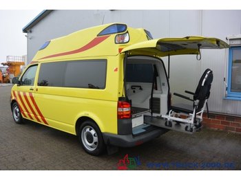 Ambulance Volkswagen T5 2.5 TDI Ambulance Mobile RTW Scheckheft 1.Hd: photos 1