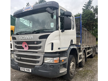 Scania P400 8X4 - Camion plateau: photos 1