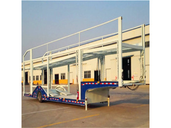  XCMG Official Manufacturer Flat Bed Container Car Transport Semi Truck Trailer - Semi-remorque porte-voitures: photos 4