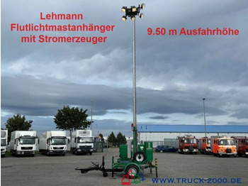  Lehmann Lichtmastanhänger + 20 kVA Stromerzeuger - Mat d'éclairage: photos 1