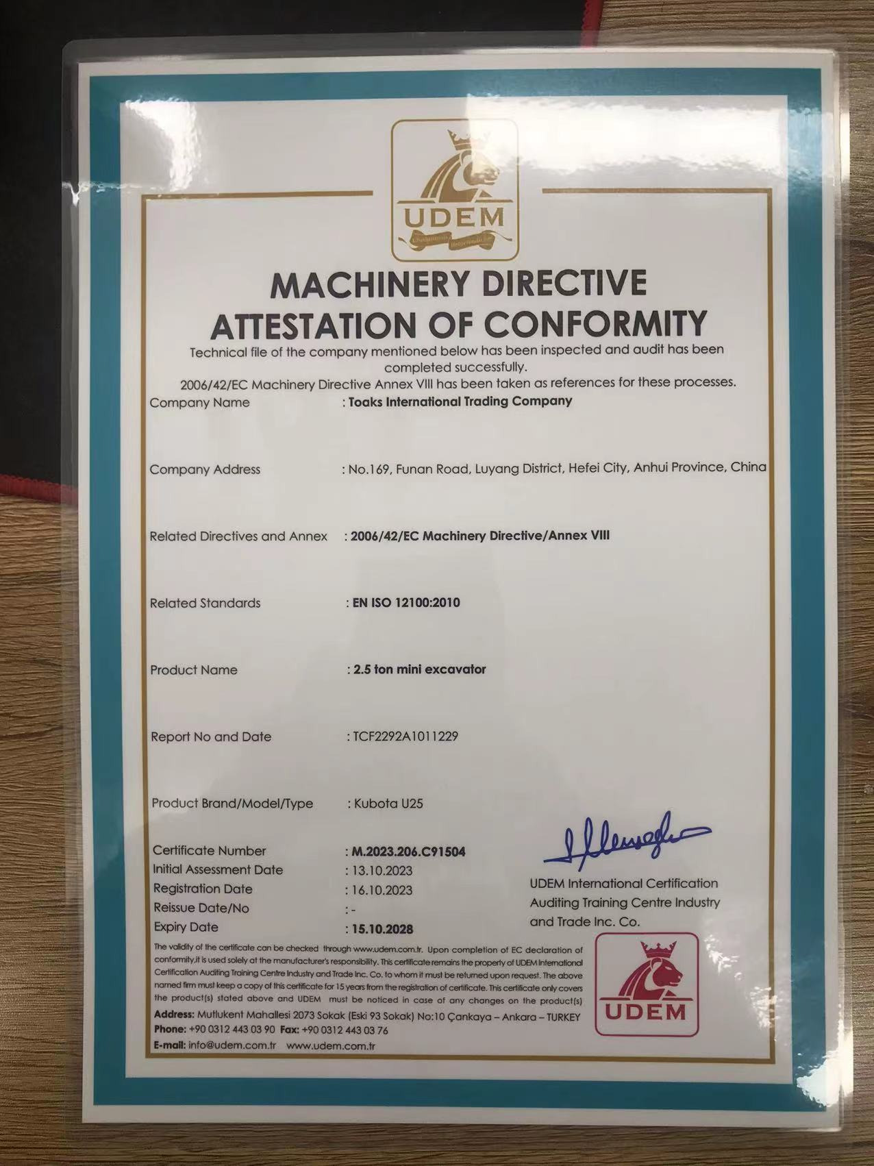 Toaks International Trading Company - Engins de chantier SANY - diesel undefined: photos 25