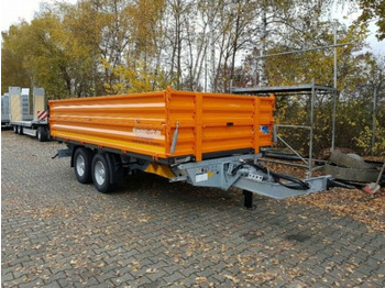 Remorque benne Möslein  neuer Tandem 3- Seitenkipper Tiefladermit Bordw: photos 5