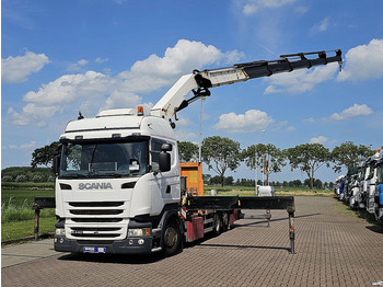 Camion plateau, Camion grue Scania R440 6X2*4 HMF 5020 K5: photos 2