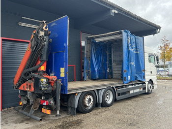 Camion à rideaux coulissants, Camion grue MAN TGA 26.440 6x2 LL Retarder Kran Palfinger 20002: photos 5