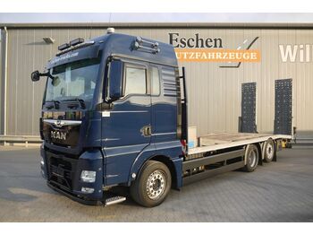 Camion plateau MAN TGX 26.500 6x2-4 Maschinentransporter*Rampen*TOP: photos 1