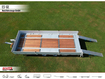 Remorque plateau ES-GE Tandem-Anhänger Bordwände, CV, Rungen: photos 5 Remorque plateau ES-GE Tandem-Anhänger Bordwände, CV, Rungen: photos 5