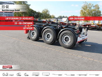 Semi-remorque porte-conteneur/ Caisse mobile KRONE