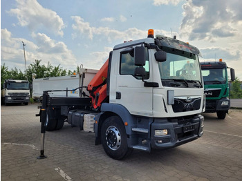Camion benne, Camion grue MAN TG-M 18.340 4x2  2-Achs Kipper Kran Palf. PK 130: photos 2