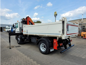 Camion benne, Camion grue MAN TG-M 18.340 4x2  2-Achs Kipper Kran Palf. PK 130: photos 3