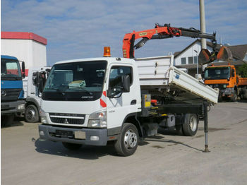 Camion benne, Camion grue Mitsubishi Canter Fuso 7C18 2-Achs Kipper Kran Geifersteuer: photos 1