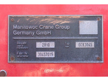 Grove GCK 3045 CITY KRAN 45 Ton - 5800 Std — crédit-bail Grove GCK 3045 CITY KRAN 45 Ton - 5800 Std: photos 4
