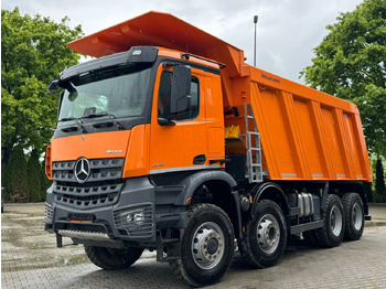 Camion benne Mercedes-Benz AROCS 4851 8x6 Euro 6 Gesteinkipper MEILLER: photos 2